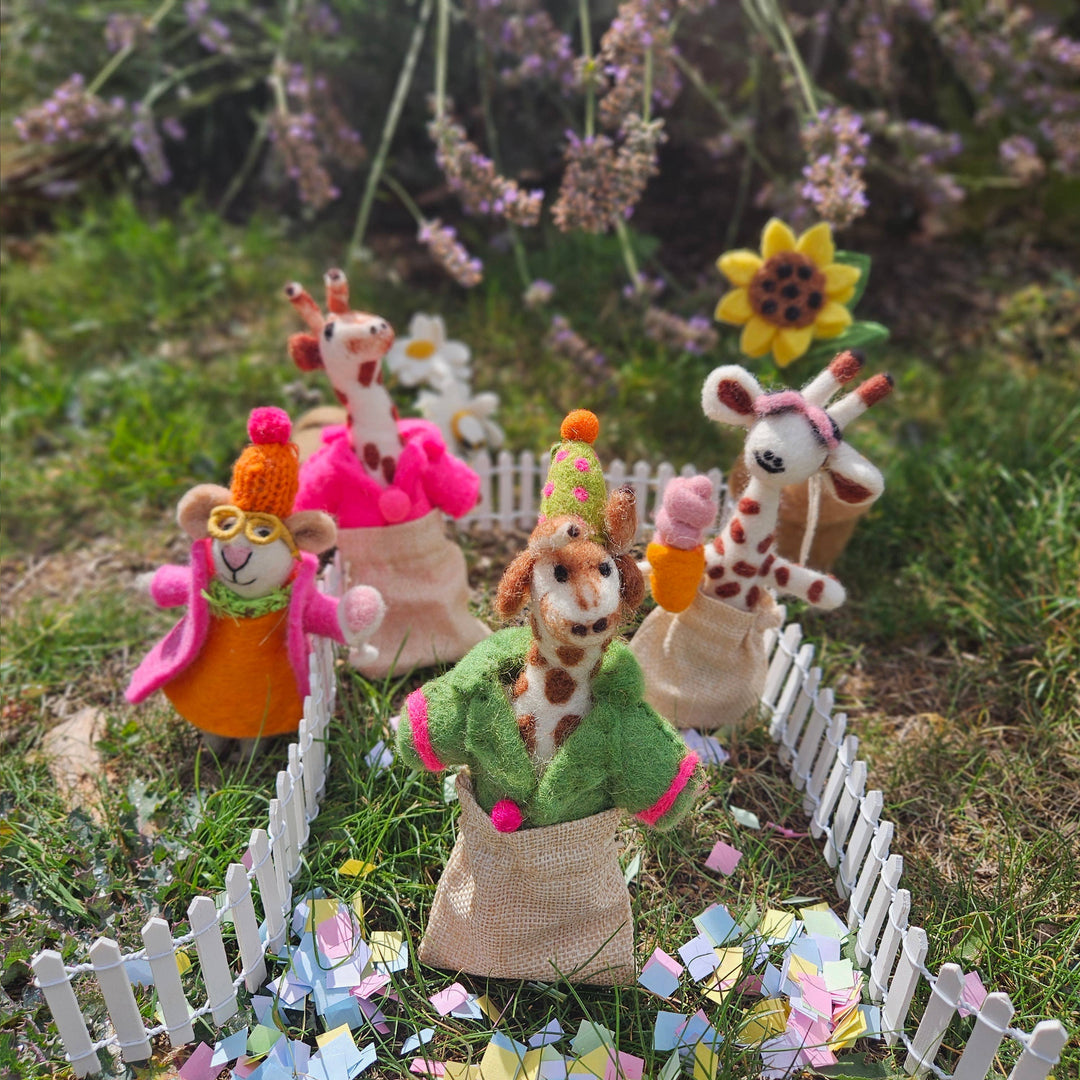 Handmade Felt Margie the Merry Mouse Decoration