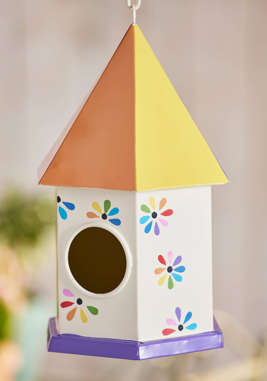 Rainbow Flower Birdhouse