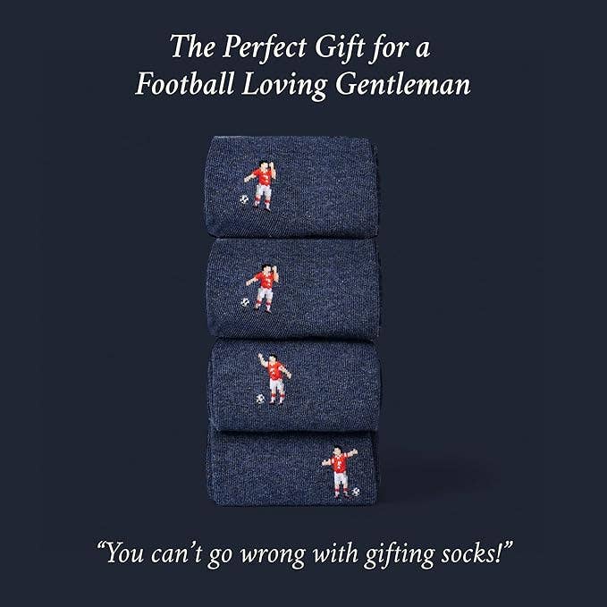 The Furious Footballer | Novelty Socks for Football Fans