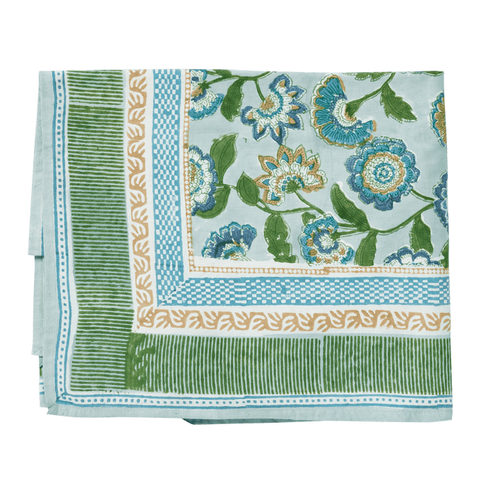 Guapao Tablecloth in Blue & Green