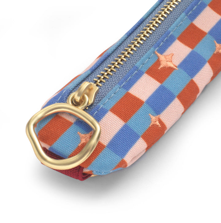Starry Check Pen Pouch