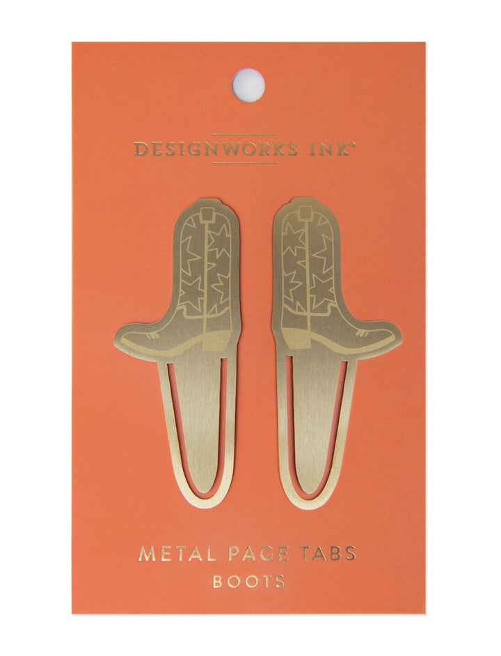 Metal Page Tabs - Cowboy Boots