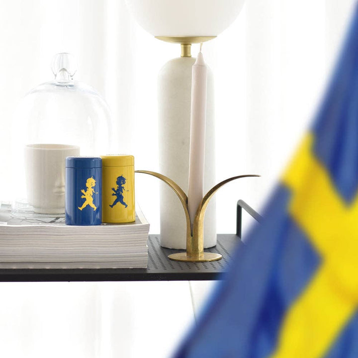 Swedish Match Tube in Yellow & Blue