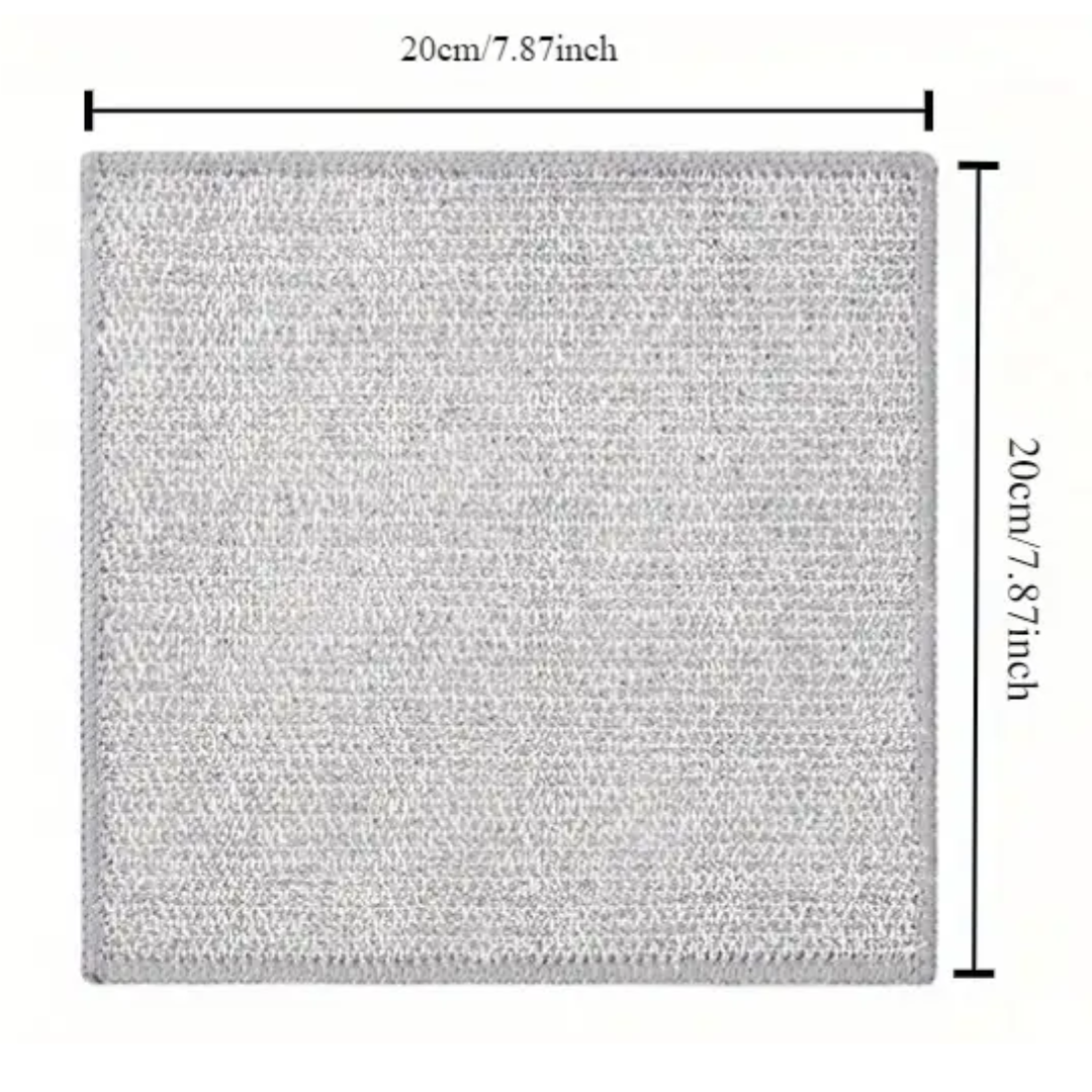 Stainless Steel Wire Dishcloths – Non-Scratch, Heavy-Duty Cloth