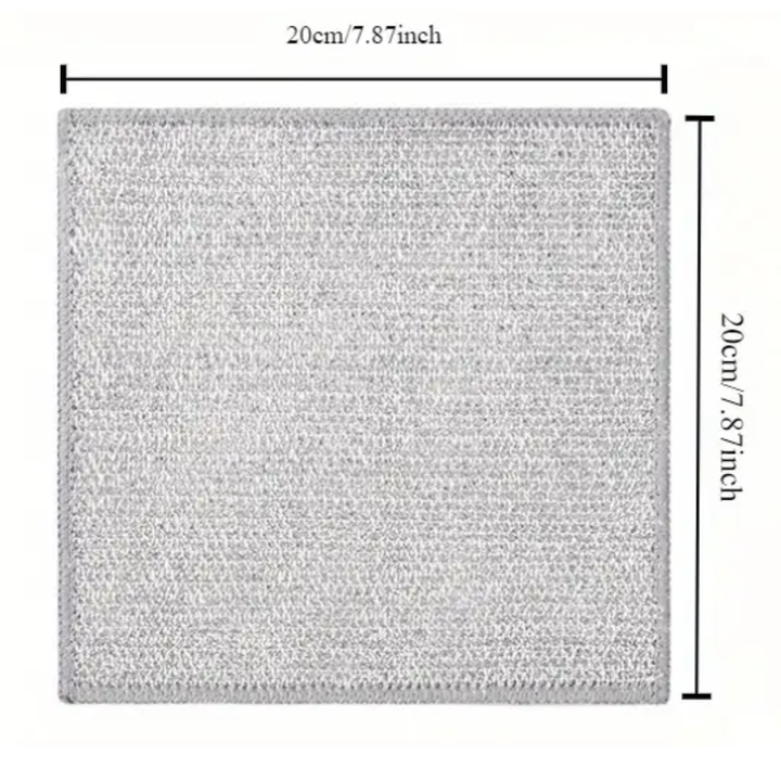 Stainless Steel Wire Dishcloths – Non-Scratch, Heavy-Duty Cloth
