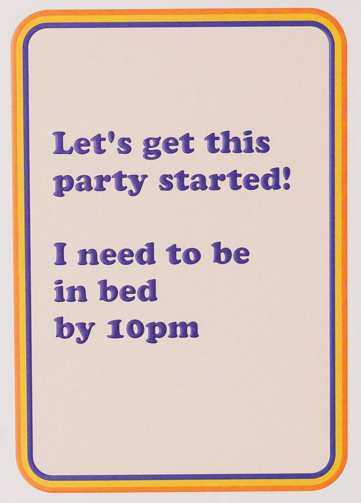 Party Started Card