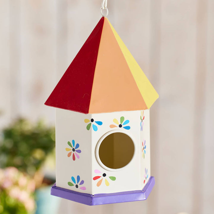 Rainbow Flower Birdhouse