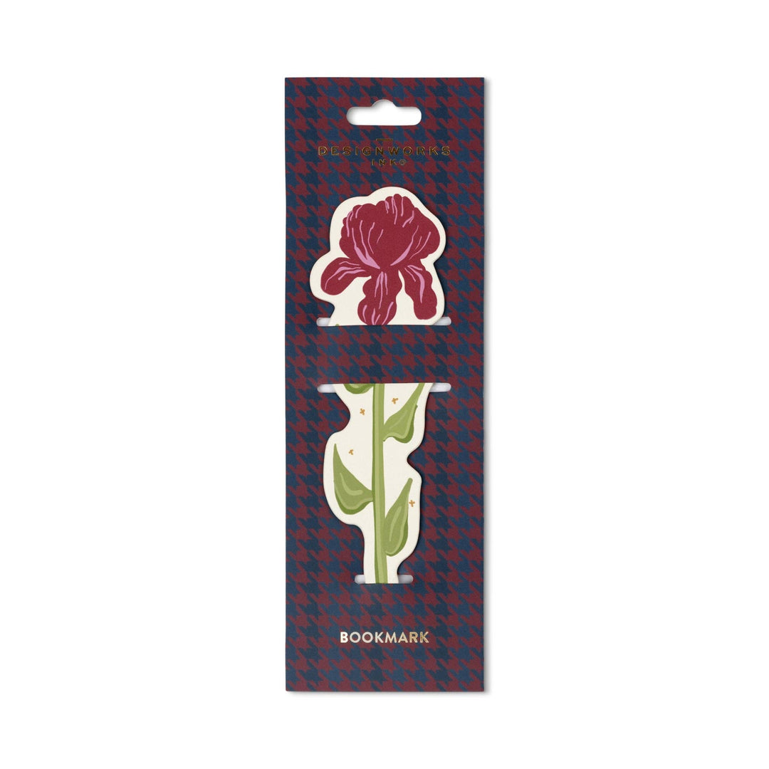 Iris Framed Floral Bookmark