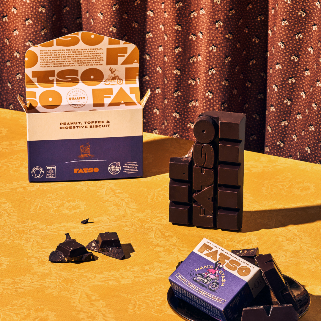 NAN'S STASH 70% Dark chocolate chunky bar
