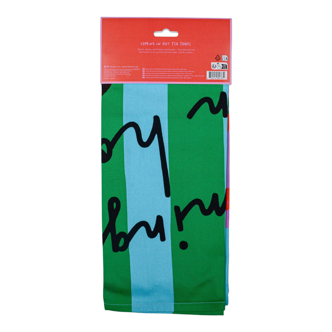Coming in Hot Hijinx Tea Towel