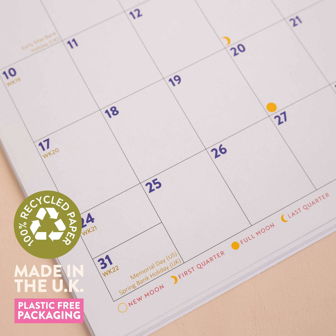 Folk Art 2027 Wall Calendar