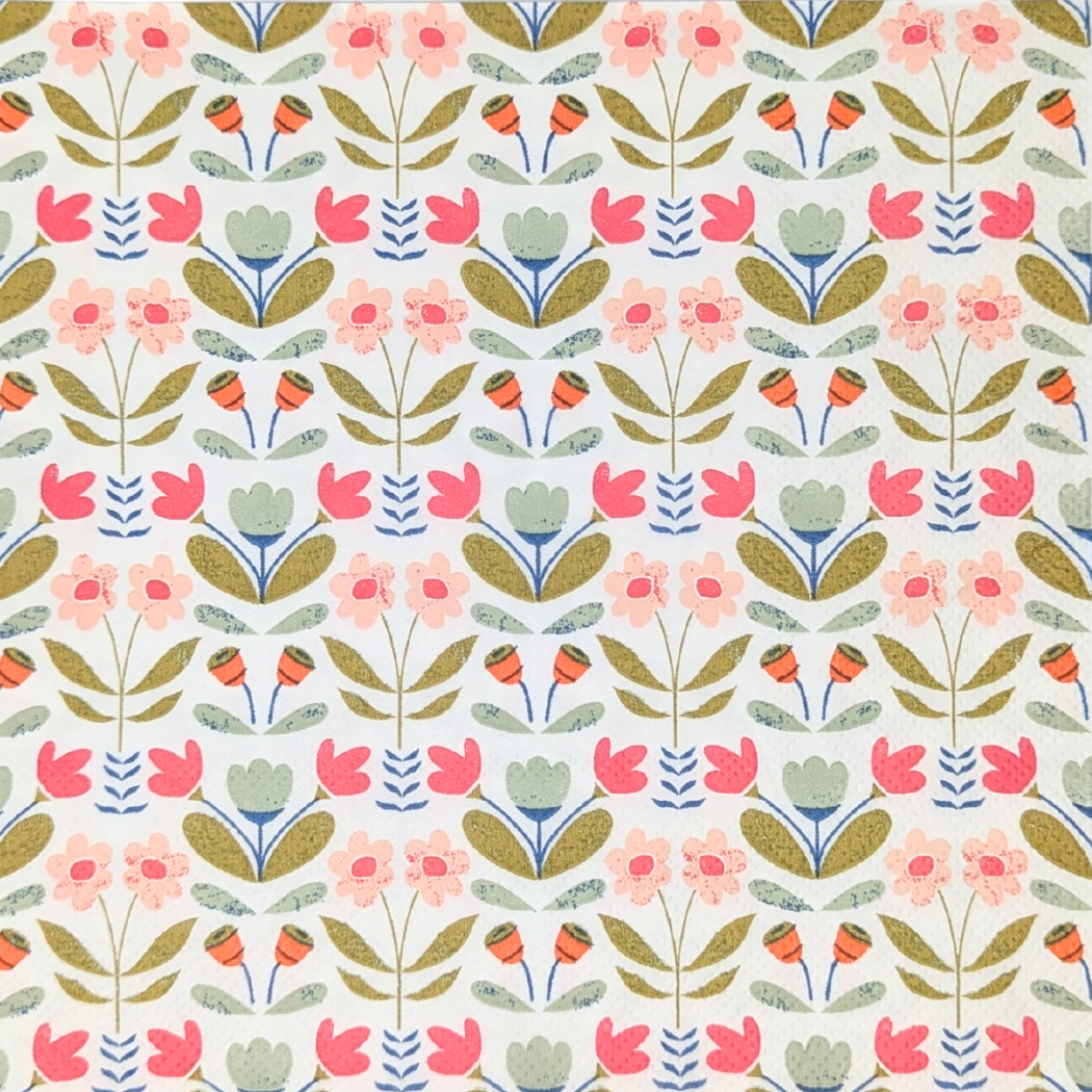 Vintage Florals Paper Napkins