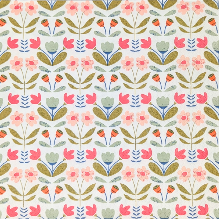 Vintage Florals Paper Napkins