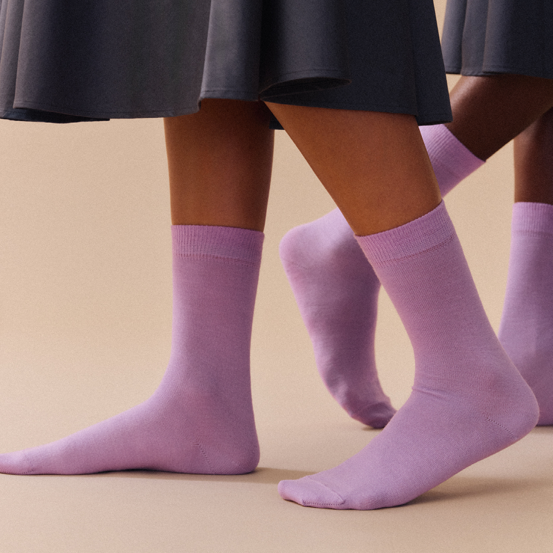 Pairs Parma Violet Merino Socks
