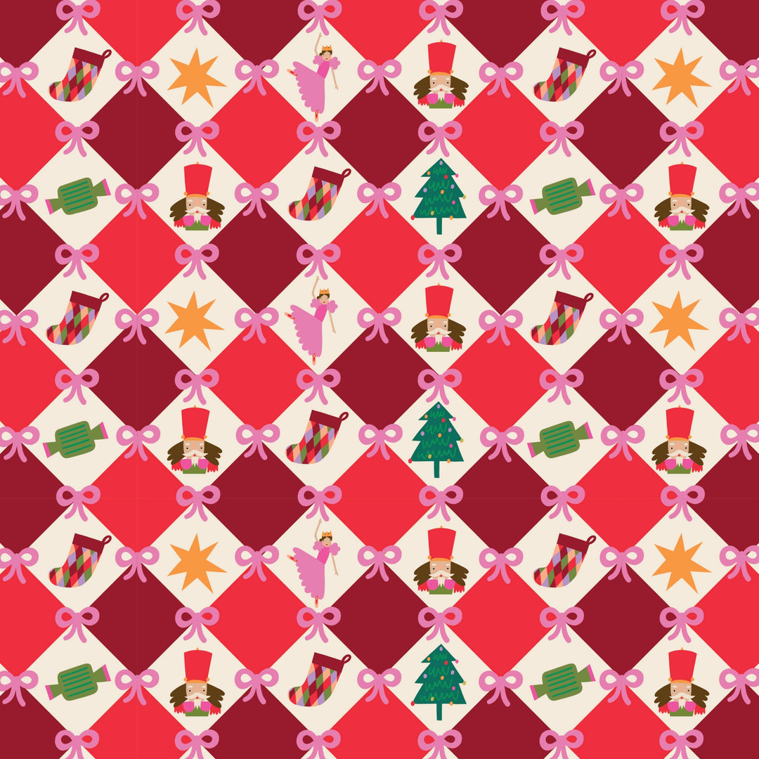 Harlequin Wrapping Paper 3m Roll