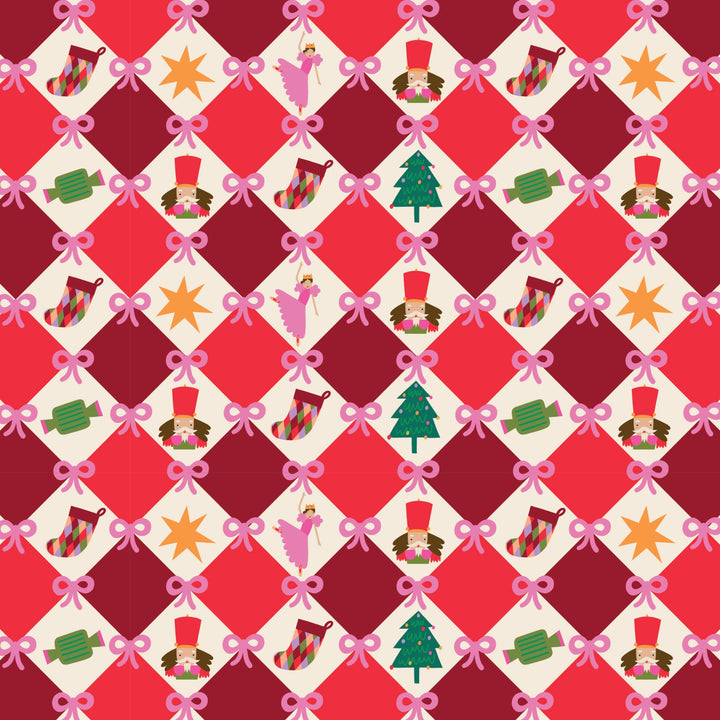 Harlequin Wrapping Paper 3m Roll