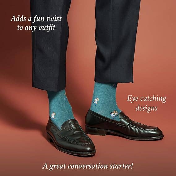 The Raging Rugby Player | Novelty Socks for Rugby Fans