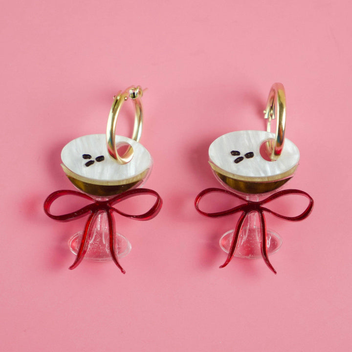Espresso Martini Hoop Earrings