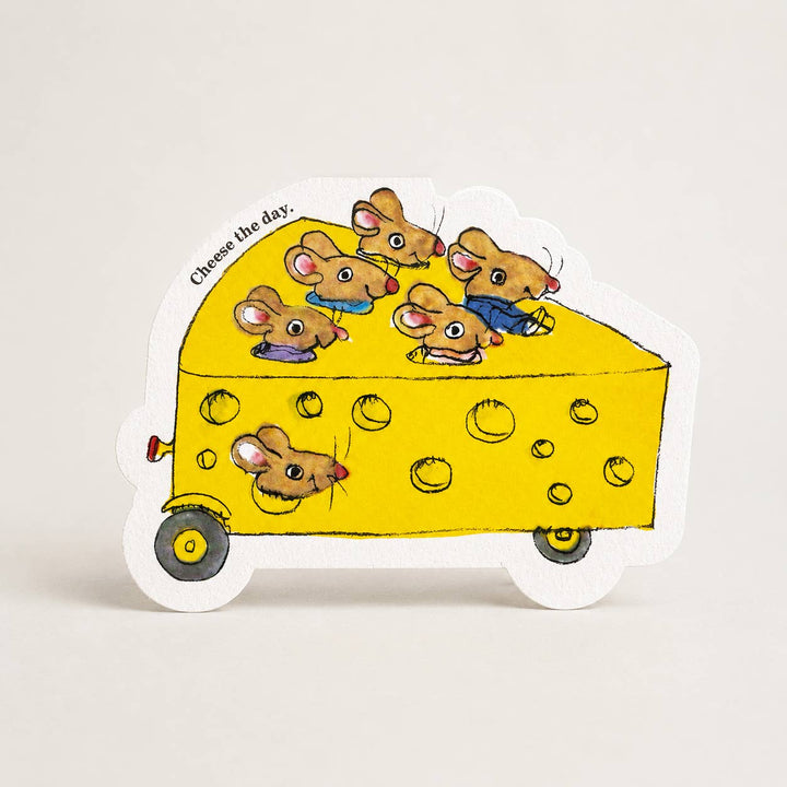 Cheese Mouse Car Card by Richard Scarry