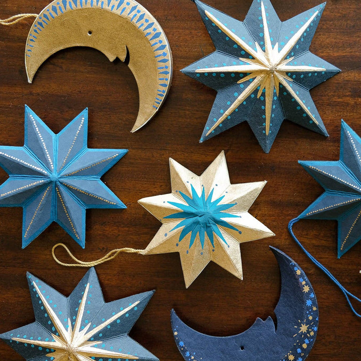 Gold Moon Board Decoration