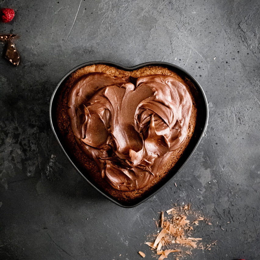 Heart Non-Stick 22cm Loose Base Spring Form Cake Tin