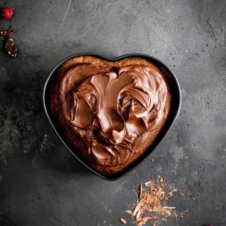 Heart Non-Stick 22cm Loose Base Spring Form Cake Tin