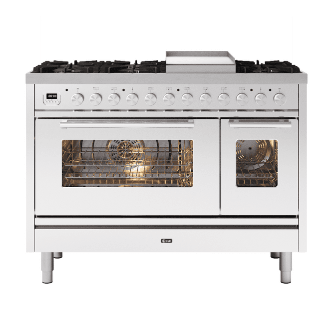 ILVE Roma 120cm - Double Oven - 6 Gas Burners & Frytop