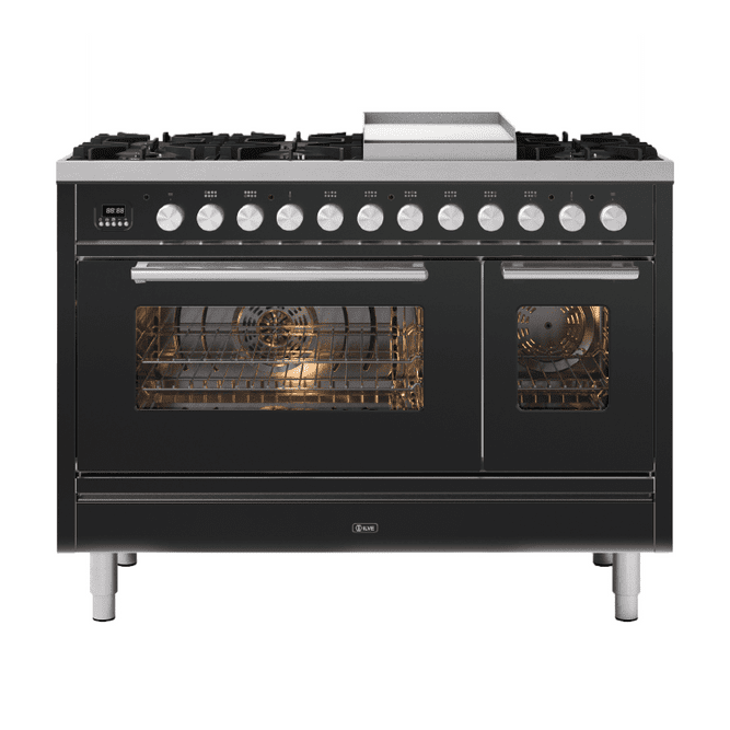 ILVE Roma 120cm - Double Oven - 8 Gas Burners & Frytop