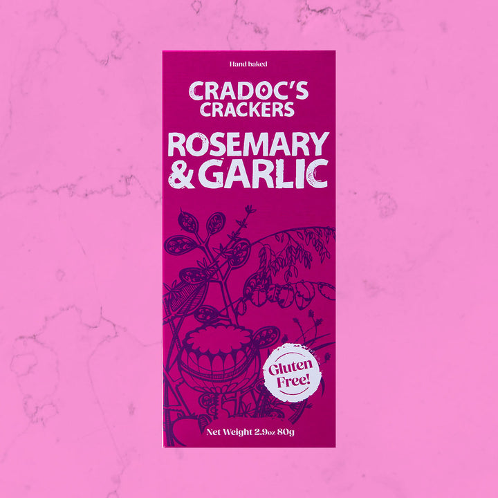 Gluten Free Rosemary and Garlic Crackers