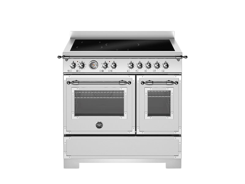 bertazzoni heritage full stainless steel range cooker