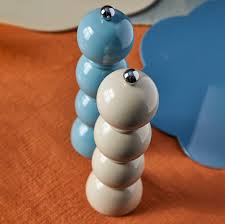 Addison Ross Bobbin Salt or Pepper Mill - Chambray Blue