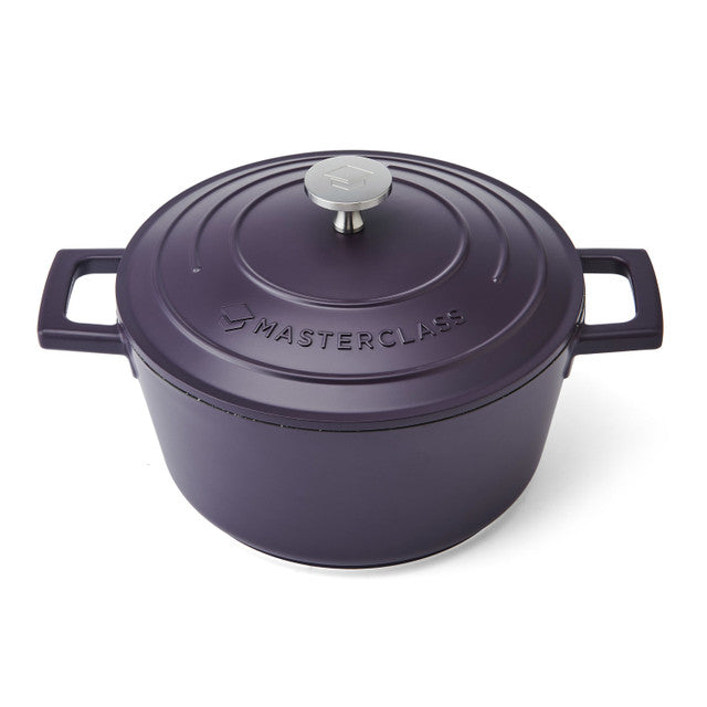 Cast Aluminium Purple Casserole Dish | 2.5L Capacity