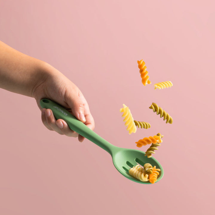 Silicone Slotted Spoon in Green