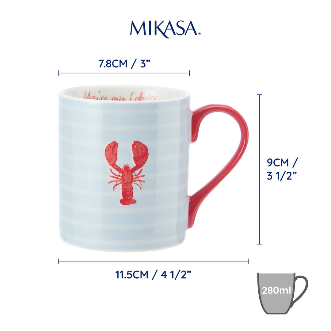 Lobster Porcelain Mug