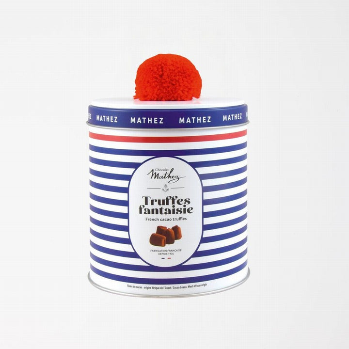 Luxury Cocoa Dusted Truffles in Pom Pom Tin