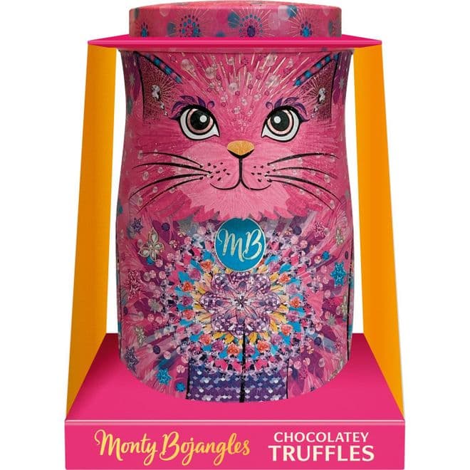 Monty Bojangles Shimmering Starlet Cat Truffle Tin 135g