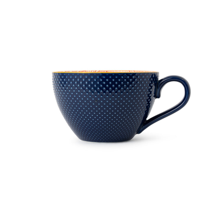 Red & Blue Arc Stoneware Mug