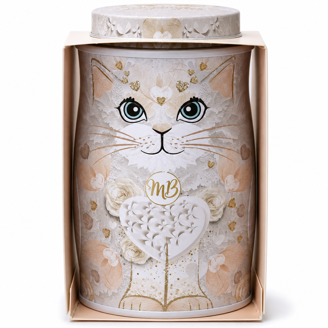 Monty Bojangles White Rose Kit-Tin with Choccy Scoffy Truffles 36g