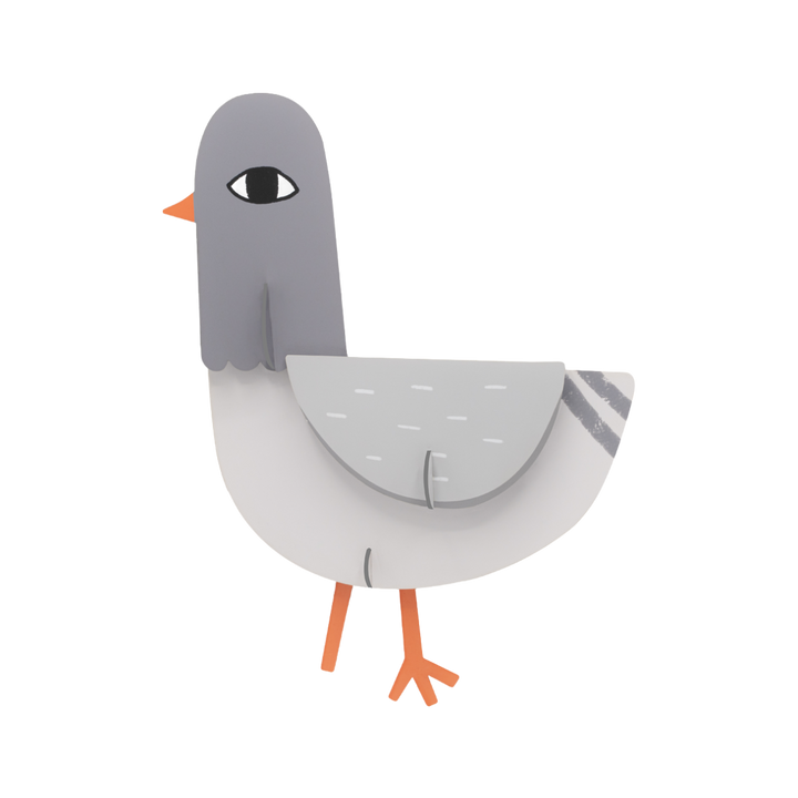 Donna Wilson Paddy Pigeon 3D Model Kit