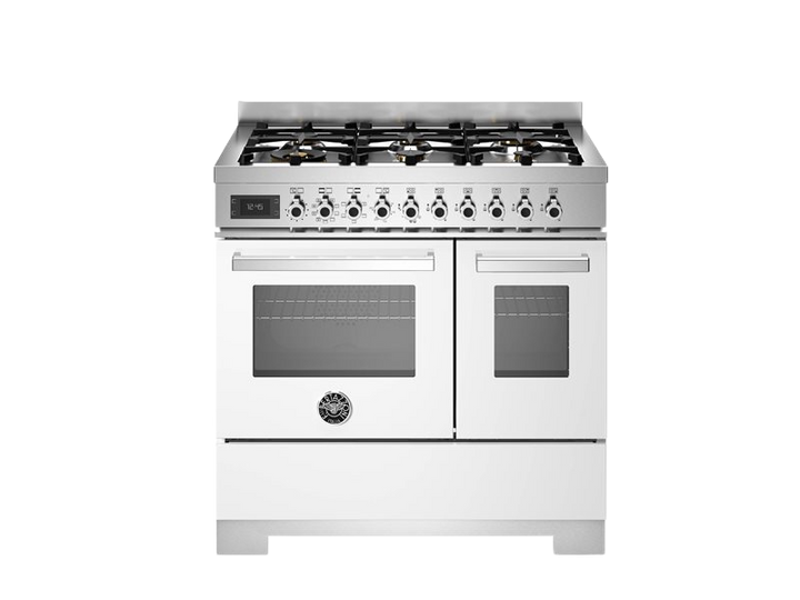 Bertazzoni Professional Series - 90 cm 6-burner electric double oven in white