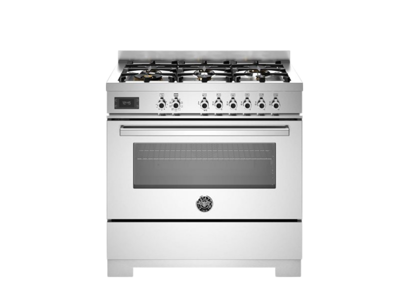 Bertazzoni Professional Series - 90 cm 6-Burner Electric Oven in stainless steel