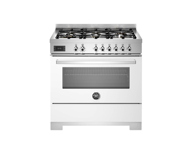 Bertazzoni Professional Series - 90 cm 6-Burner Electric Oven in white