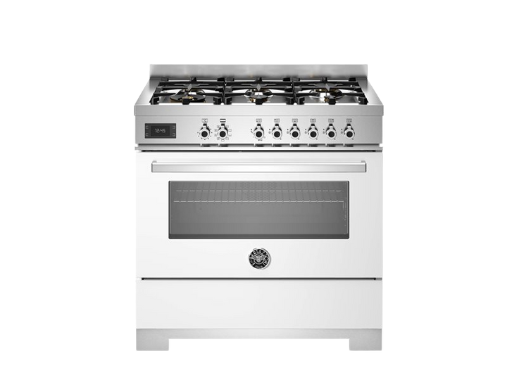 Bertazzoni Professional Series - 90 cm 6-Burner Electric Oven in white