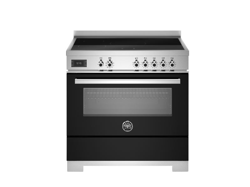 Bertazzoni Professional Series - 90 cm induction top, Electric Oven in black