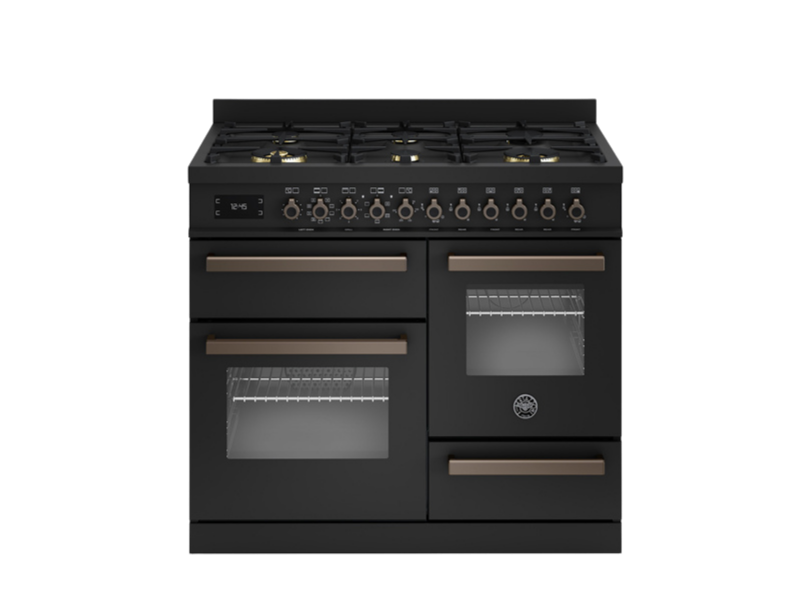 Bertazzoni Professional Series - 100 cm 6 burner electric triple oven Dual Fuel