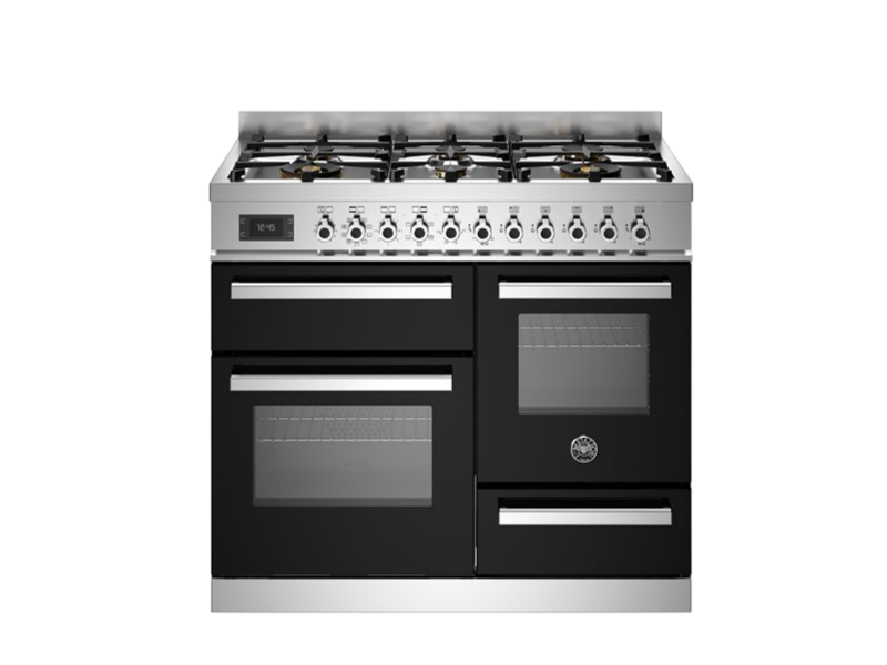 Bertazzoni Professional Series - 100 cm 6 burner electric triple oven Dual Fuel