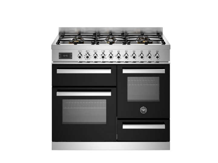 Bertazzoni Professional Series - 100 cm 6 burner electric triple oven Dual Fuel