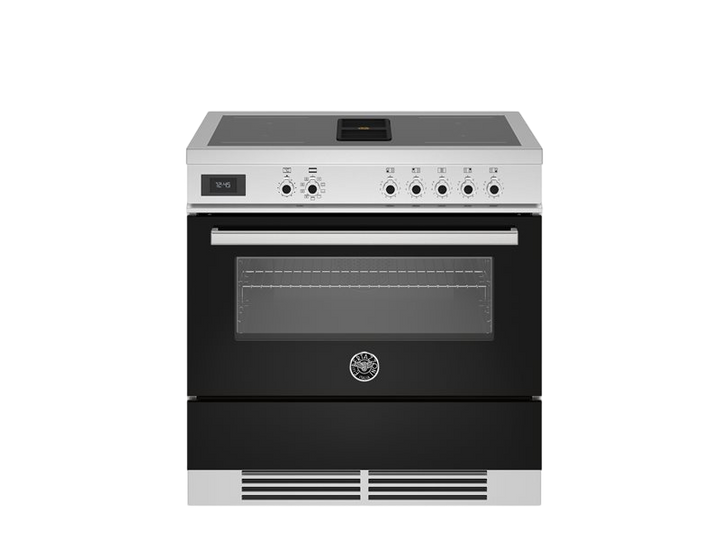 Bertazzoni Air-Tec cooker 90 cm Professional Series - induction top and integrated hood, electronic oven