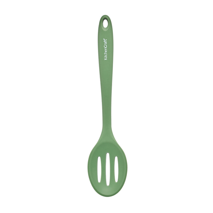 Silicone Slotted Spoon in Green