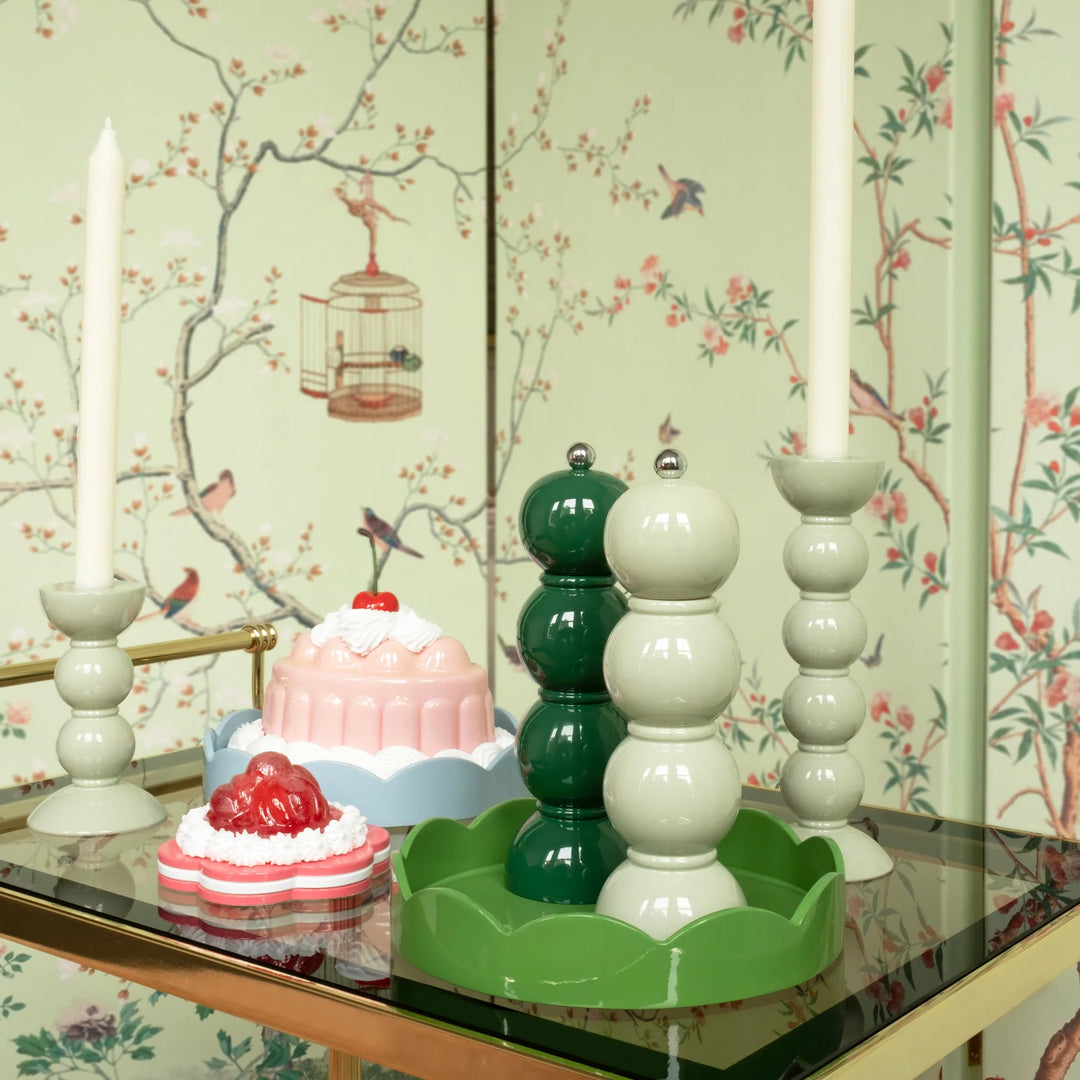 Addison Ross Bobbin Salt or Pepper Mill - Sage Green